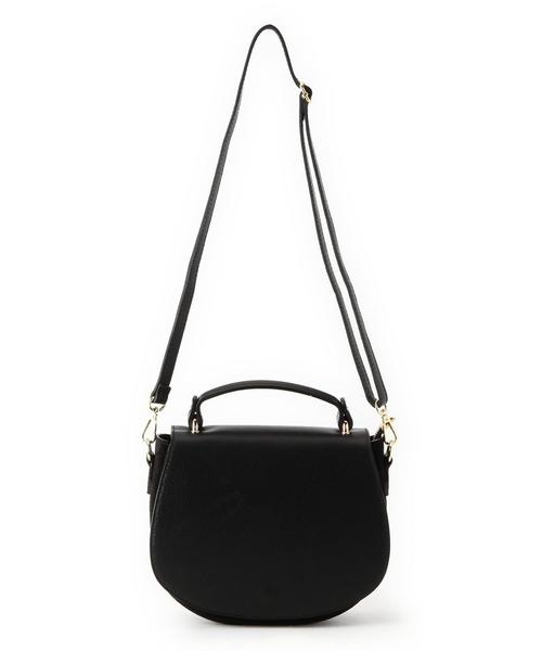 green label relaxing（グリーンレーベルリラクシング）の「MARCO BIANCHINI ラウンドポシェット（ショルダーバッグ・レディース・ブラック/ブラウン・フリー）」の9枚目の写真