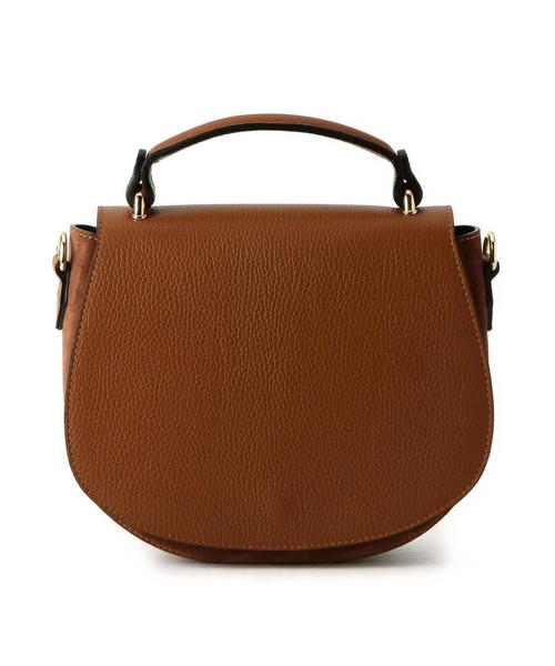 green label relaxing（グリーンレーベルリラクシング）の「MARCO BIANCHINI ラウンドポシェット（ショルダーバッグ・レディース・ブラック/ブラウン・フリー）」の12枚目の写真