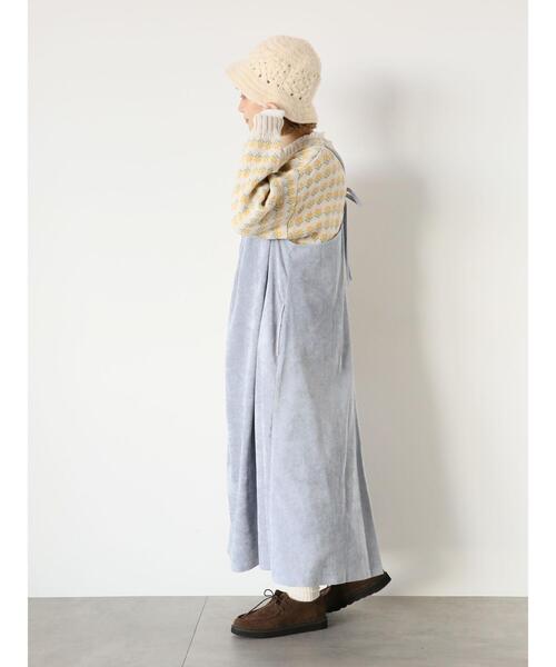 ehka sopo（エヘカソポ）の「花柄ジャカードプルオーバー（ニット/セーター・レディース・チャコールグレー/キナリ/ミント/ベージュ・F）」の19枚目の写真