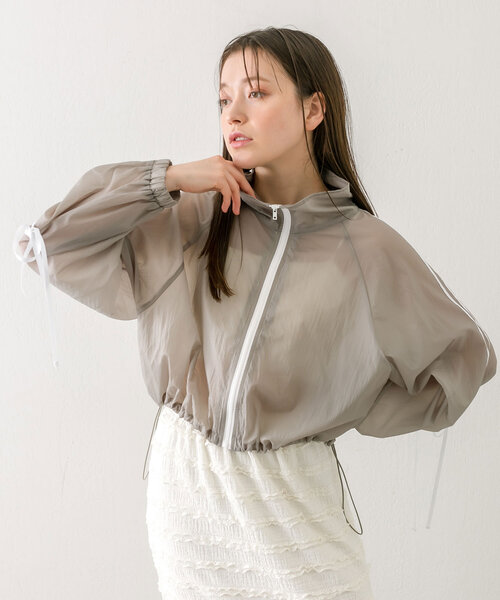 リボンラインシアブルゾン 1041070130（ブルゾン）｜OLIVE des