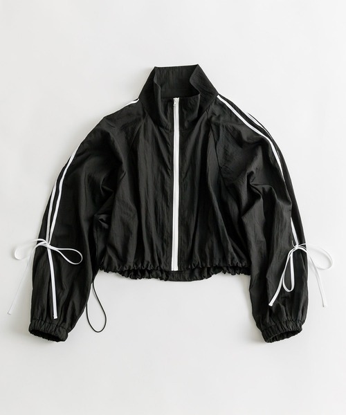 OLIVE des OLIVE(オリーブデオリーブ)の「リボンラインシアブルゾン 1041070130(ブルゾン・レディース・ブラック/グレー/オフホワイト・FREE)」の16枚目の写真