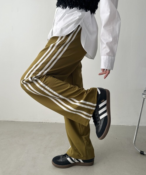 CLEA（クレア）の「サイドライントラックパンツ（その他パンツ・レディース・ブラック/ネイビー/カーキ・FREE/M/L）」の14枚目の写真