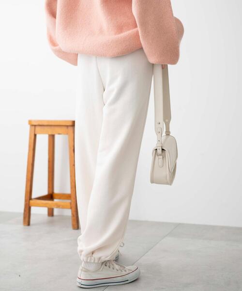 WEGO（ウィゴー）の「WEGO/スウェットジョガーパンツ（スウェットパンツ・レディース・杢グレー/ブラック/アイボリー/サックスブルー/ライトピンク・MEDIUM/SMALL）」の15枚目の写真