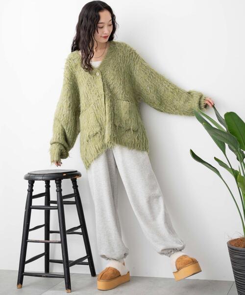 WEGO（ウィゴー）の「WEGO/スウェットジョガーパンツ（スウェットパンツ・レディース・杢グレー/ブラック/アイボリー/サックスブルー/ライトピンク・MEDIUM/SMALL）」の22枚目の写真