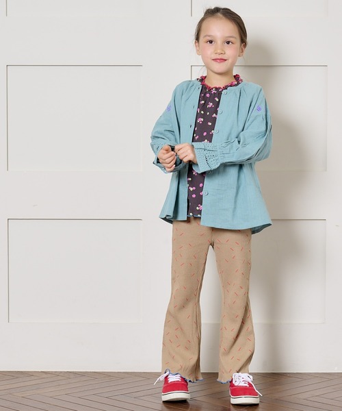 A BOND（アボンド）の「レースカフブラウス（90～150cm）（シャツ/ブラウス・キッズ・ブラック/ライトブルー・90/100/110/120/130/140/150）」の9枚目の写真