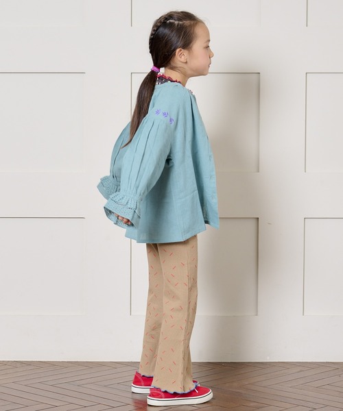 A BOND（アボンド）の「レースカフブラウス（90～150cm）（シャツ/ブラウス・キッズ・ブラック/ライトブルー・90/100/110/120/130/140/150）」の10枚目の写真