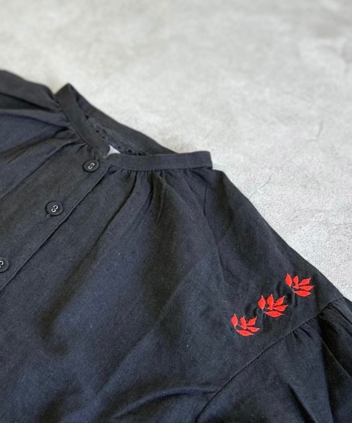 A BOND（アボンド）の「レースカフブラウス（90～150cm）（シャツ/ブラウス・キッズ・ブラック/ライトブルー・90/100/110/120/130/140/150）」の15枚目の写真