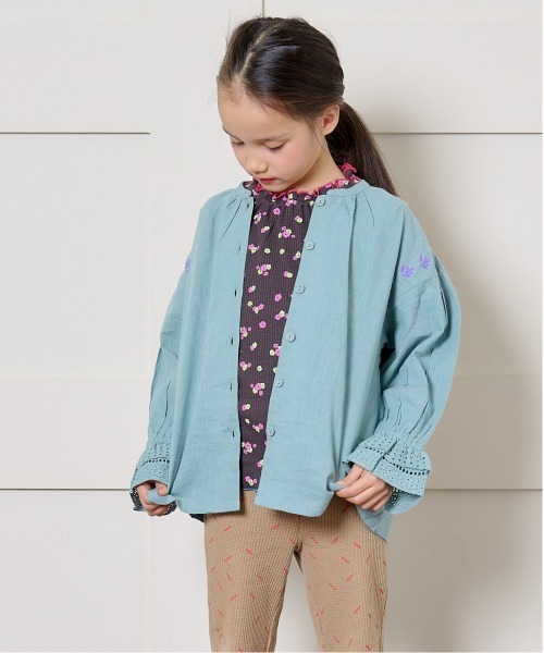 A BOND（アボンド）の「レースカフブラウス（90～150cm）（シャツ/ブラウス・キッズ・ブラック/ライトブルー・90/100/110/120/130/140/150）」の7枚目の写真