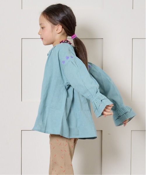 A BOND（アボンド）の「レースカフブラウス（90～150cm）（シャツ/ブラウス・キッズ・ブラック/ライトブルー・90/100/110/120/130/140/150）」の8枚目の写真