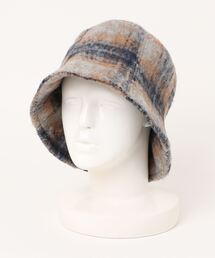 ACCOMMODE（アコモデ）の「シャギーチェックパネルハット（ハット）」