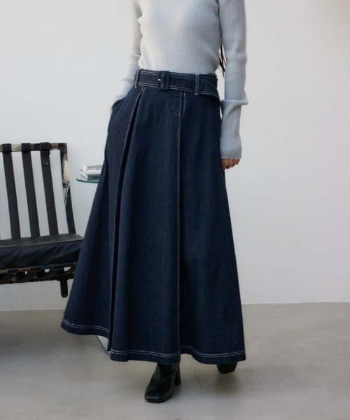 AZUL by moussy（アズールバイマウジー）の「ボックスプリーツ