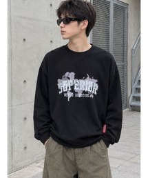 HOOK 古着風プリントロンTEE