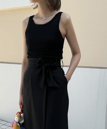 audrey and john wad | シアーテレコタンクトップ-手洗い可-(タンクトップ)