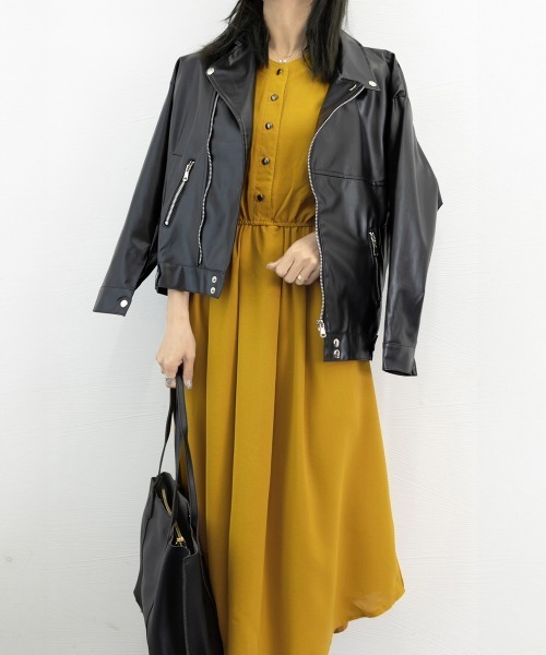 Miniministore(ミニミニストア)の「シャツワンピース レディース(シャツワンピース・レディース・イエロー/ブラック/ブルー・L/S/M)」の22枚目の写真