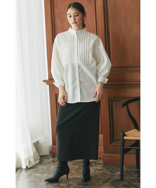 ピンタックシャツブラウス（シャツ/ブラウス）｜&. NOSTALGIA（アンド