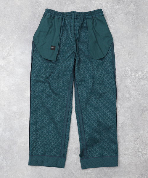 EDIFICE（エディフィス）の「パターンジャカード 1タックイージーパンツ（スラックス・メンズ・ブラック/グリーン・SMALL/MEDIUM/LARGE）」の14枚目の写真