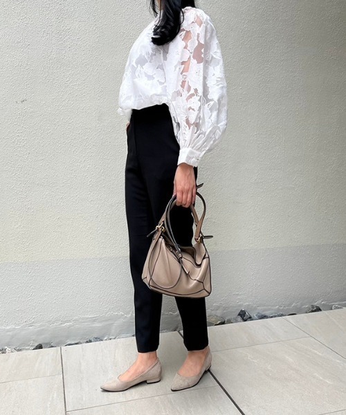 MODE ROBE（モードローブ）の「フラワーオパールブラウス（シャツ/ブラウス・レディース・ホワイト・FREE）」の7枚目の写真