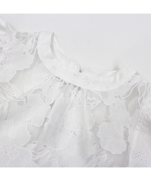 MODE ROBE（モードローブ）の「フラワーオパールブラウス（シャツ/ブラウス・レディース・ホワイト・FREE）」の11枚目の写真
