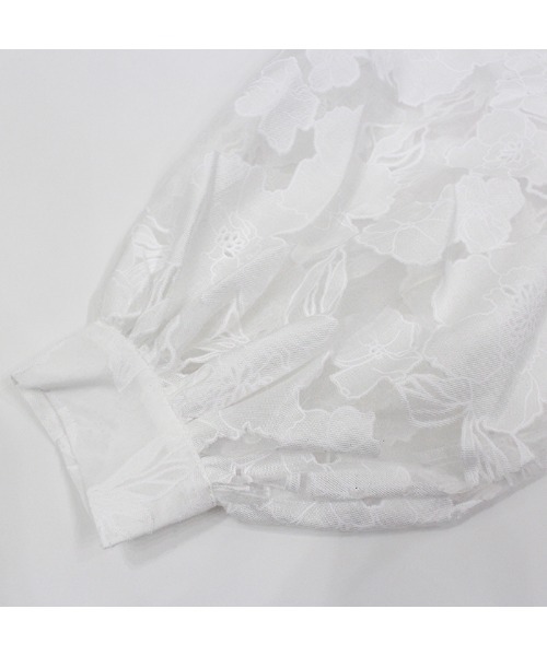 MODE ROBE（モードローブ）の「フラワーオパールブラウス（シャツ/ブラウス・レディース・ホワイト・FREE）」の12枚目の写真