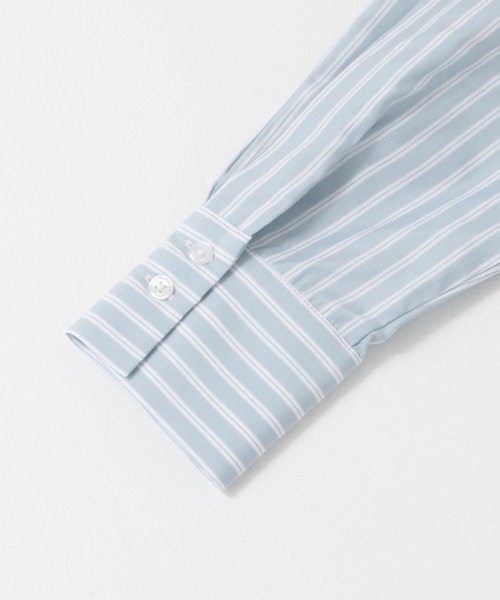 ITEMS URBANRESEARCH（アイテムズ アーバンリサーチ）の「バンドカラービッグシャツ（シャツ/ブラウス・レディース・ライトブルー/ブルー/ホワイト・FREE）」の15枚目の写真