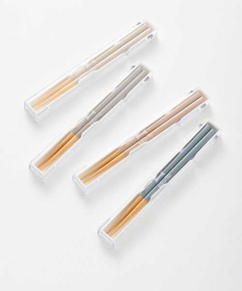 BRUNO（ブルーノ）の「ケース付き若狭塗ランチ箸（カトラリー・レディース・ブルー/グレー/アイボリー/ピンク・ﾌﾘ-）」の18枚目の写真