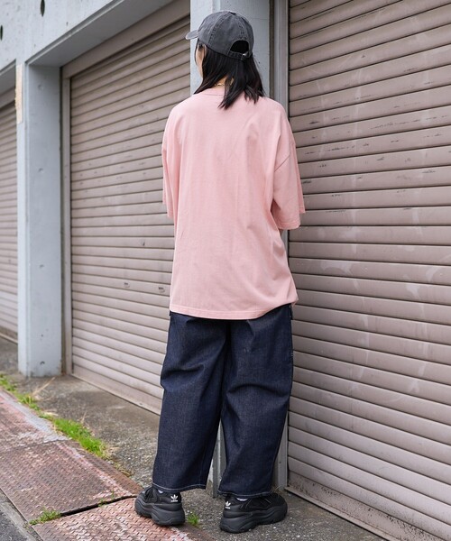 PUBLUX（パブリュクス）の「Bohemian Chop/ボヘミアンチョップ パーカーDOG アニマルプリントTシャツ　限定展開（Tシャツ/カットソー・レディース・オフホワイト/チャコールグレー/ピンク・S/M/L）」の14枚目の写真