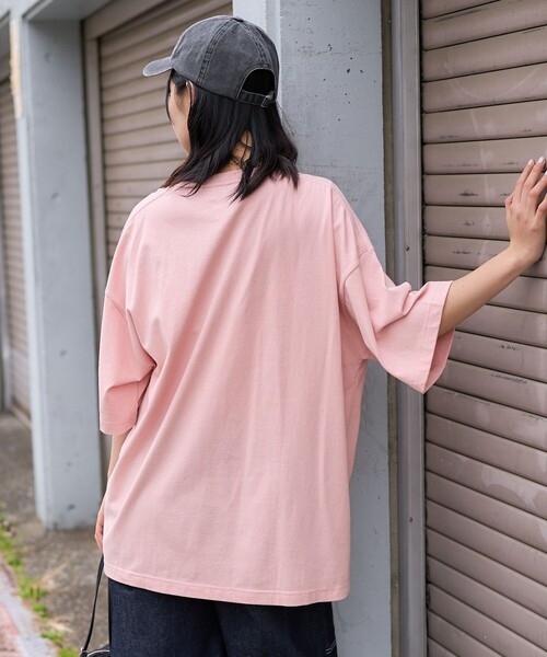 PUBLUX（パブリュクス）の「Bohemian Chop/ボヘミアンチョップ パーカーDOG アニマルプリントTシャツ　限定展開（Tシャツ/カットソー・レディース・オフホワイト/チャコールグレー/ピンク・S/M/L）」の12枚目の写真