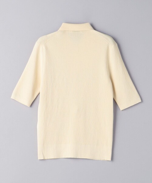 ニット セーター 「ATON」ハーフジップ ポロニット レディース 50/3 ORGANIC SMOOTH | HALF ZIP SWEATER – ATON | エイトン