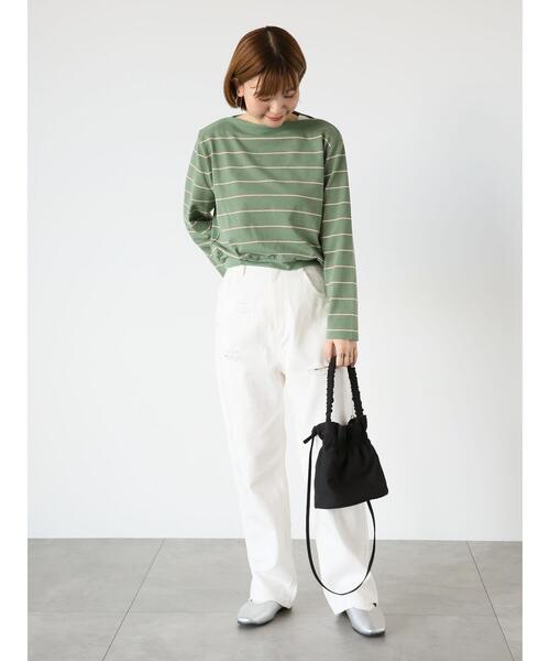 Lugnoncure（ルノンキュール）の「ダメージデニムパンツ（その他パンツ・レディース・ブラック/オフホワイト/ブルー・S/M/L）」の7枚目の写真