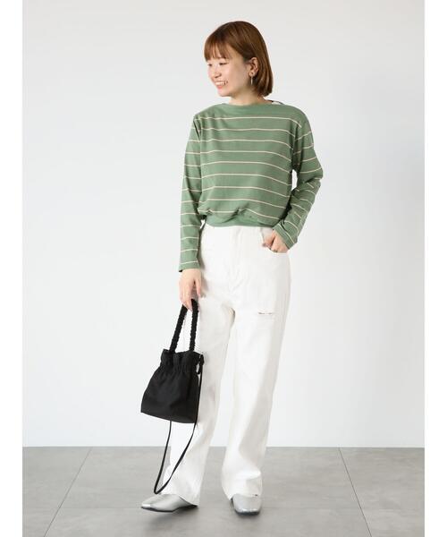 Lugnoncure（ルノンキュール）の「ダメージデニムパンツ（その他パンツ・レディース・ブラック/オフホワイト/ブルー・S/M/L）」の8枚目の写真