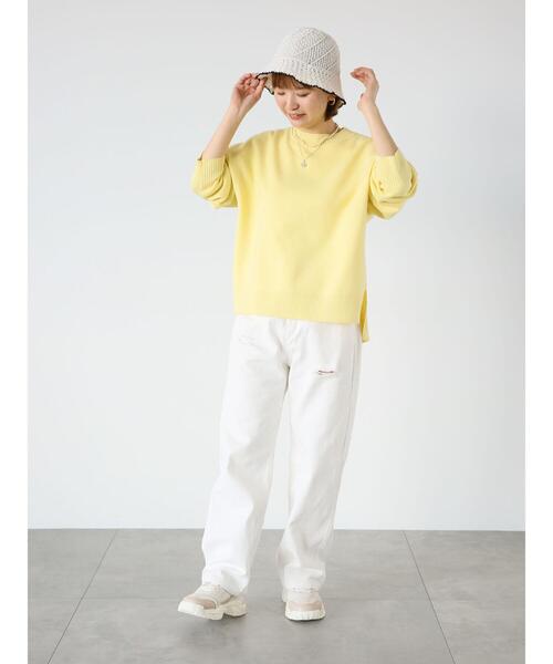 Lugnoncure（ルノンキュール）の「ダメージデニムパンツ（その他パンツ・レディース・ブラック/オフホワイト/ブルー・S/M/L）」の10枚目の写真