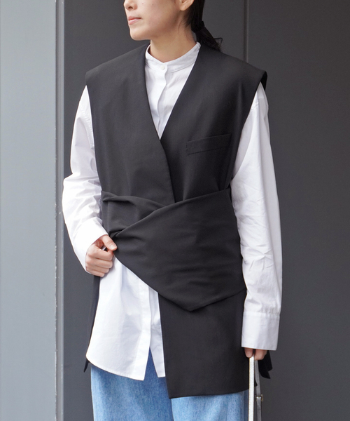 AP STUDIO（エーピーストゥディオ）の「【GAUCHERE/ゴシェール】デザインジレ（ベスト・レディース・ブラック・FREE）」の22枚目の写真