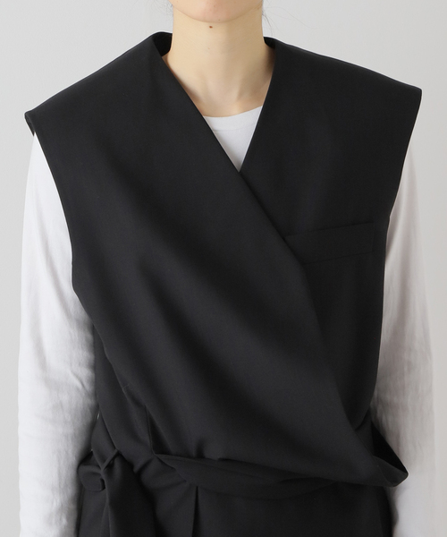 AP STUDIO（エーピーストゥディオ）の「【GAUCHERE/ゴシェール】デザインジレ（ベスト・レディース・ブラック・FREE）」の15枚目の写真