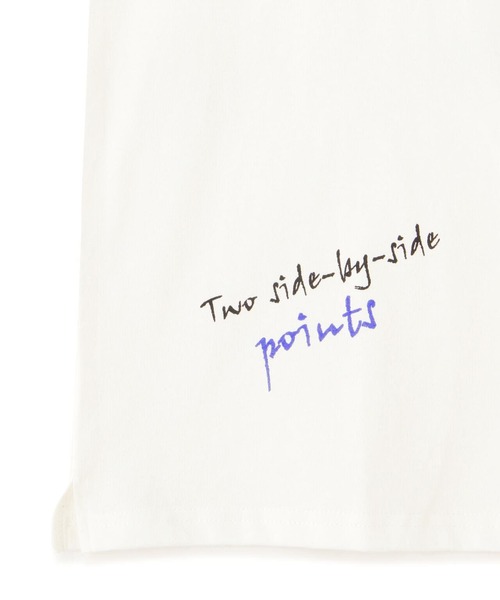 L.H.P（エルエイチピー）の「【WEB&DEPOT限定】UMLAUT/ウムラウト/グラフィックTEE（Tシャツ/カットソー・レディース・ブラック/ホワイト・L/M）」の5枚目の写真