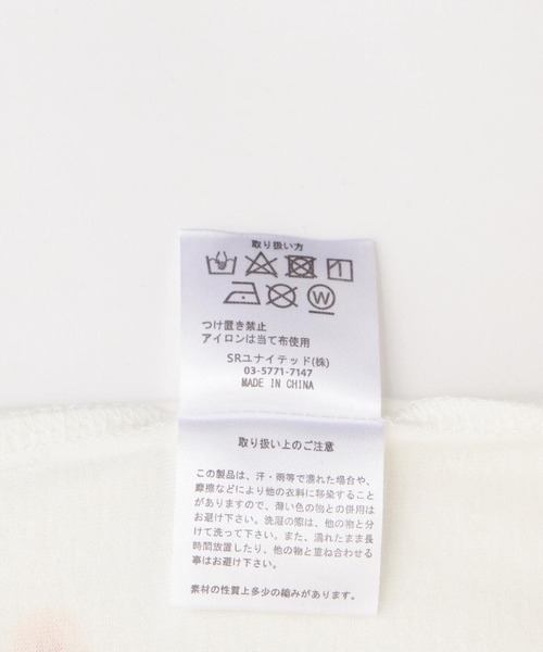 L.H.P（エルエイチピー）の「【WEB&DEPOT限定】UMLAUT/ウムラウト/グラフィックTEE（Tシャツ/カットソー・レディース・ブラック/ホワイト・L/M）」の7枚目の写真