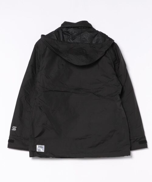 Starting Over(スターティングオーバー)の「【THE STRAIT (ストレイト)】NYLON MILITARY JKT(ミリタリージャケット・メンズ・オリーブドラブ/ブラック・L/M)」の6枚目の写真