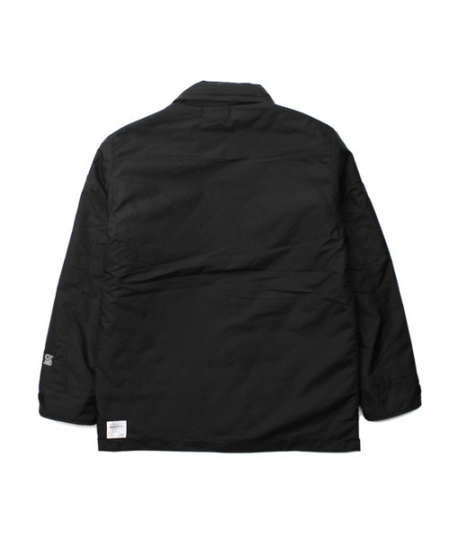 Starting Over(スターティングオーバー)の「【THE STRAIT (ストレイト)】NYLON MILITARY JKT(ミリタリージャケット・メンズ・オリーブドラブ/ブラック・L/M)」の7枚目の写真