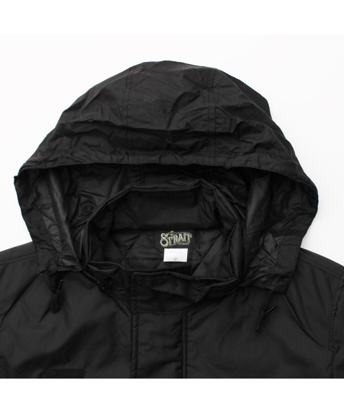 Starting Over(スターティングオーバー)の「【THE STRAIT (ストレイト)】NYLON MILITARY JKT(ミリタリージャケット・メンズ・オリーブドラブ/ブラック・L/M)」の9枚目の写真