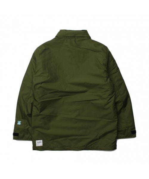 Starting Over(スターティングオーバー)の「【THE STRAIT (ストレイト)】NYLON MILITARY JKT(ミリタリージャケット・メンズ・オリーブドラブ/ブラック・L/M)」の12枚目の写真
