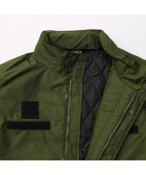 Starting Over(スターティングオーバー)の「【THE STRAIT (ストレイト)】NYLON MILITARY JKT(ミリタリージャケット・メンズ・オリーブドラブ/ブラック・L/M)」の17枚目の写真