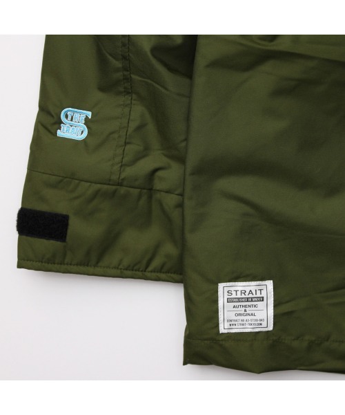 Starting Over(スターティングオーバー)の「【THE STRAIT (ストレイト)】NYLON MILITARY JKT(ミリタリージャケット・メンズ・オリーブドラブ/ブラック・L/M)」の19枚目の写真