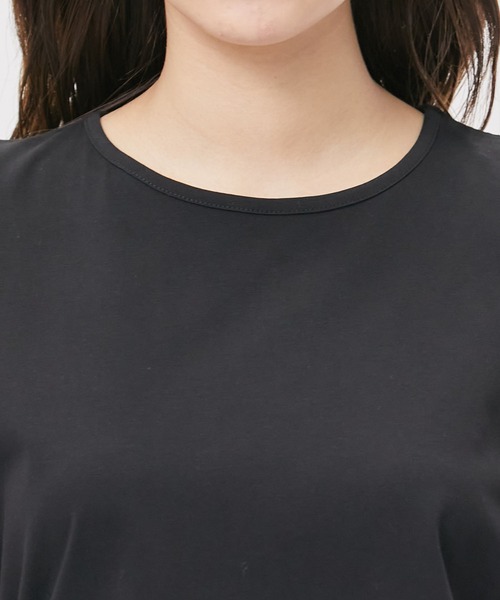 ROPE' PICNIC(ロペピクニック)の「袖異素材カットトップス(Tシャツ/カットソー・レディース・オフホワイト/ライトグレー/ブラック・38)」の18枚目の写真