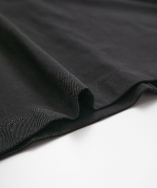 ROPE' PICNIC(ロペピクニック)の「袖異素材カットトップス(Tシャツ/カットソー・レディース・オフホワイト/ライトグレー/ブラック・38)」の4枚目の写真