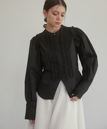 シャツ/ブラウス(長袖/七分) mieli invariant   Vest Docking Blouse MIELI INVARIANT（ミエリインヴァリアント）の「Vest Docking