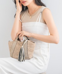 VIOLAd'ORO | VIOLAd’ORO　ラフィアかごバッグSMALL(ハンドバッグ)