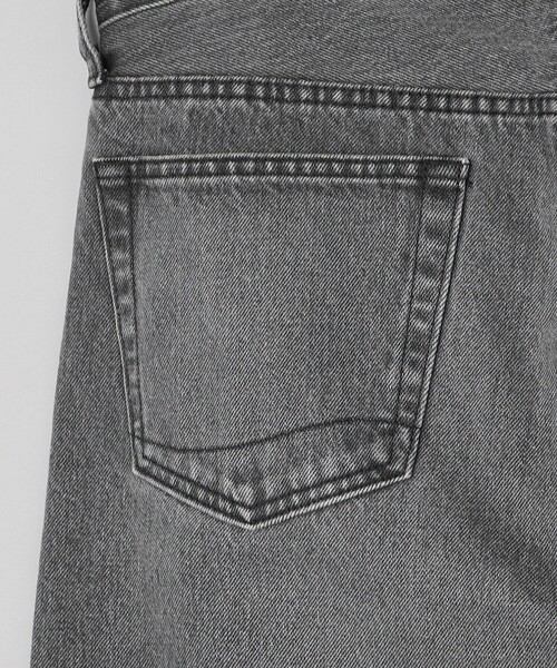 【美品】orSlow 105W ブラックデニム サイズL(3) 90s 脇割 orslow オアスロウ 105 90's BLACK DENIM STONE WASH ブラック