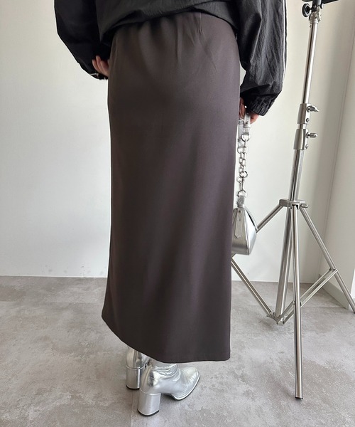 apres jour mignon（アプレジュールミニョン）の「ダブルジップナロースカート【ZOZOTOWN限定アイテム】（スカート・レディース・グリーン系その他/チャコールグレー/ブラック・SMALL/X-LARGE/MEDIUM）」の12枚目の写真