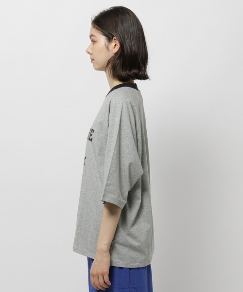 Champion（チャンピオン）の「【Champion(チャンピオン)】リンガ七分Ｔシャツ（Tシャツ/カットソー・レディース・ホワイト/グレー/ベージュ・MEDIUM/LARGE）」の12枚目の写真