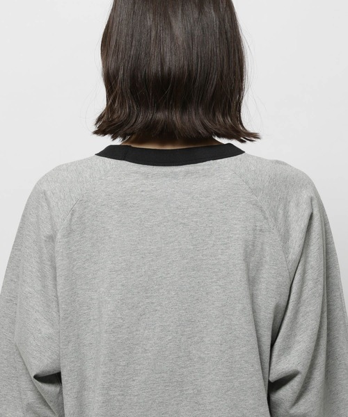 Champion（チャンピオン）の「【Champion(チャンピオン)】リンガ七分Ｔシャツ（Tシャツ/カットソー・レディース・ホワイト/グレー/ベージュ・MEDIUM/LARGE）」の14枚目の写真