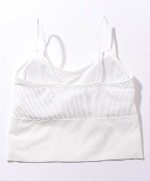 Lace Ladies(レースレディース)の「コンパクト フィット カップ付き リブ キャミソール(キャミソール・レディース・グレー/ブラック/ホワイト・FREE)」の16枚目の写真